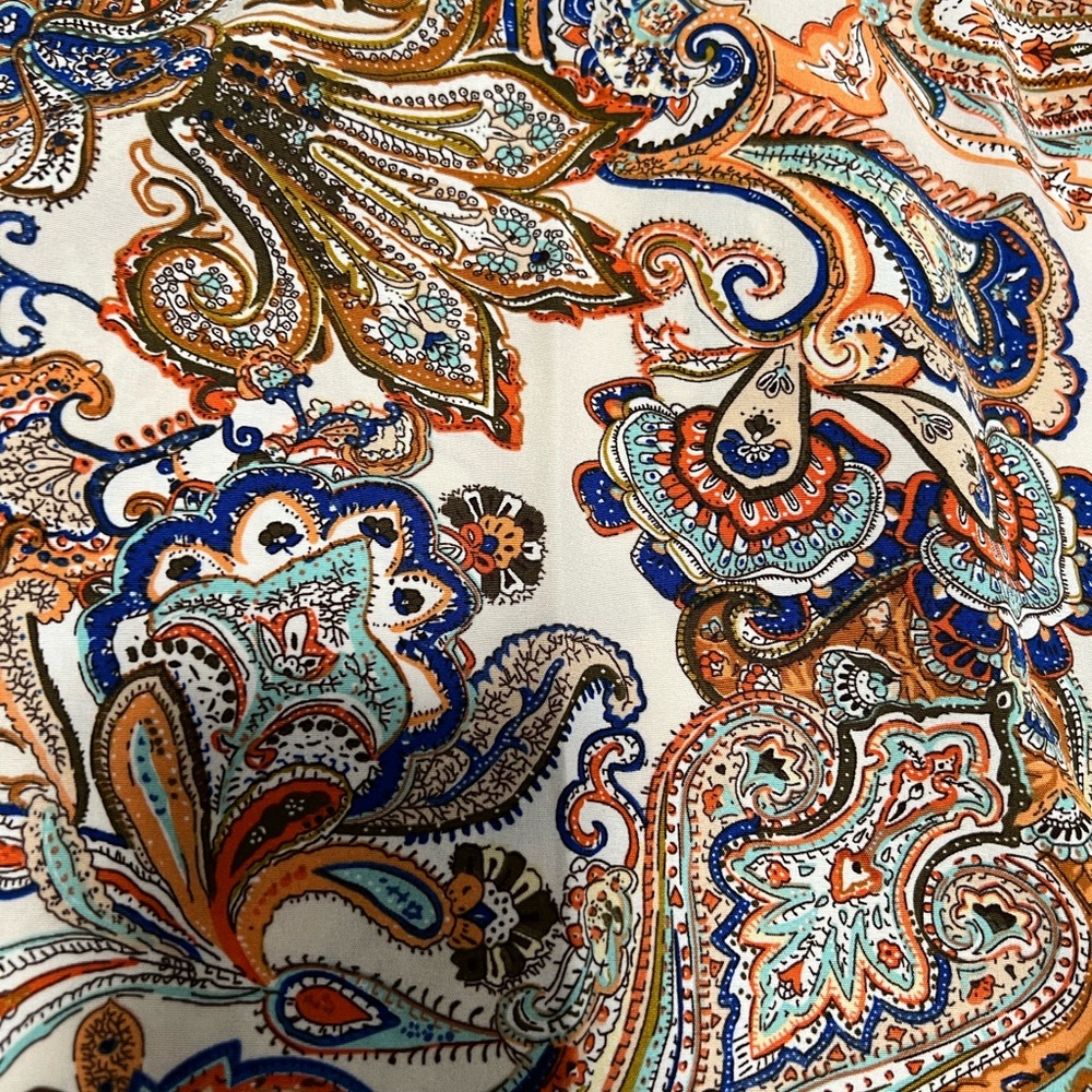Boho Paisley Print Halter Top - Picture 7 of 7